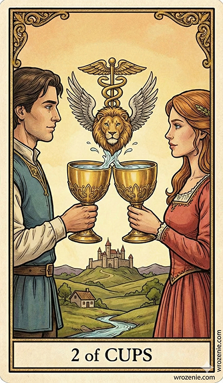 Two of Cups Tarot card
