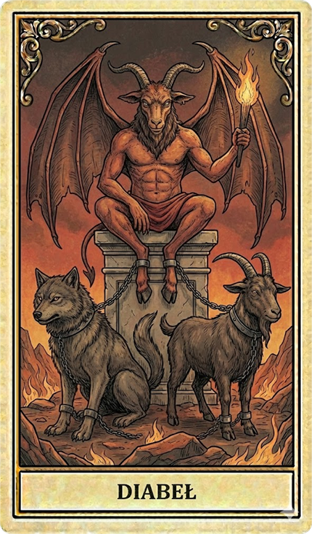 The Devil Tarot card