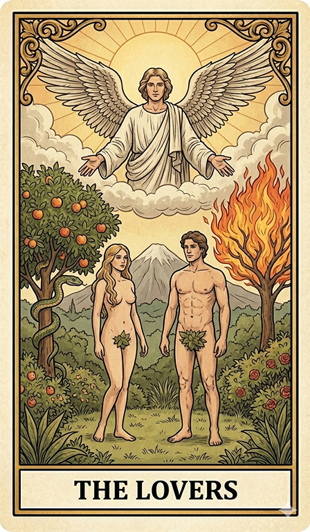 The Lovers Tarot card