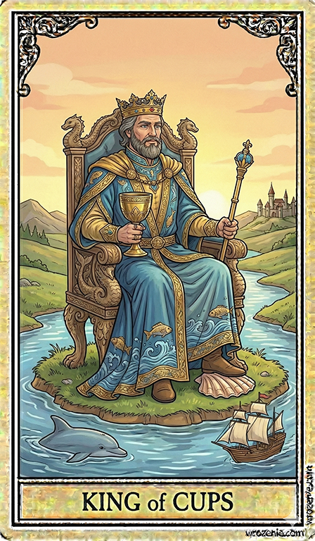 King of Cups Tarot card