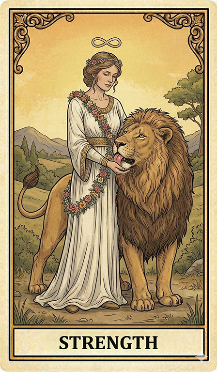 Strength Tarot card