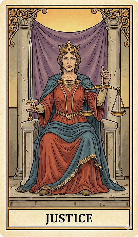 Justice Tarot card