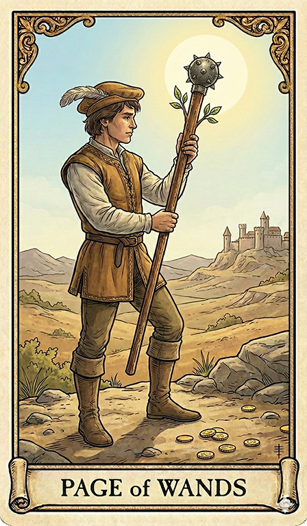 Page of Wands Tarot card