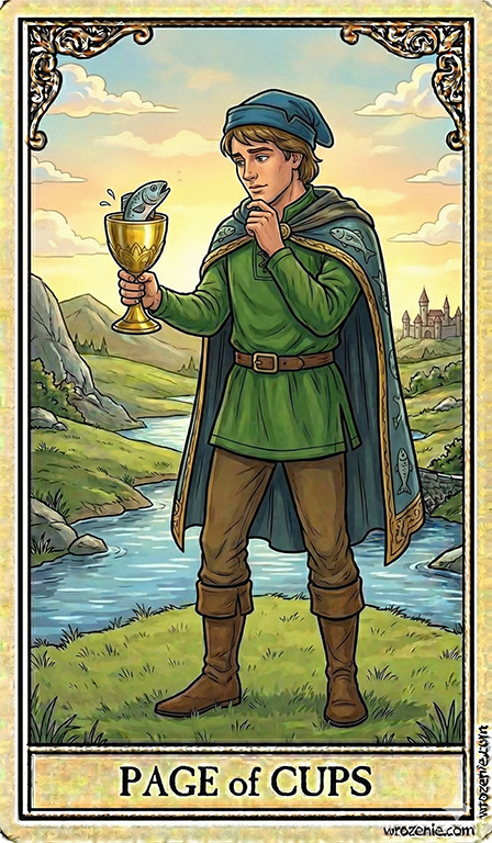 Page of Cups Tarot card