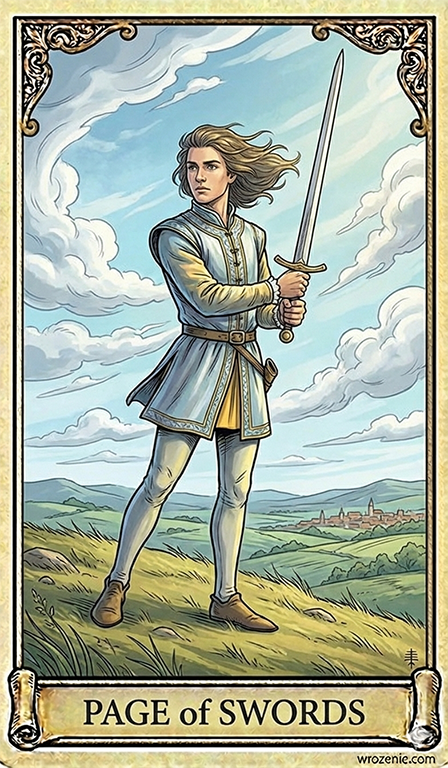 Page of Swords Tarot card
